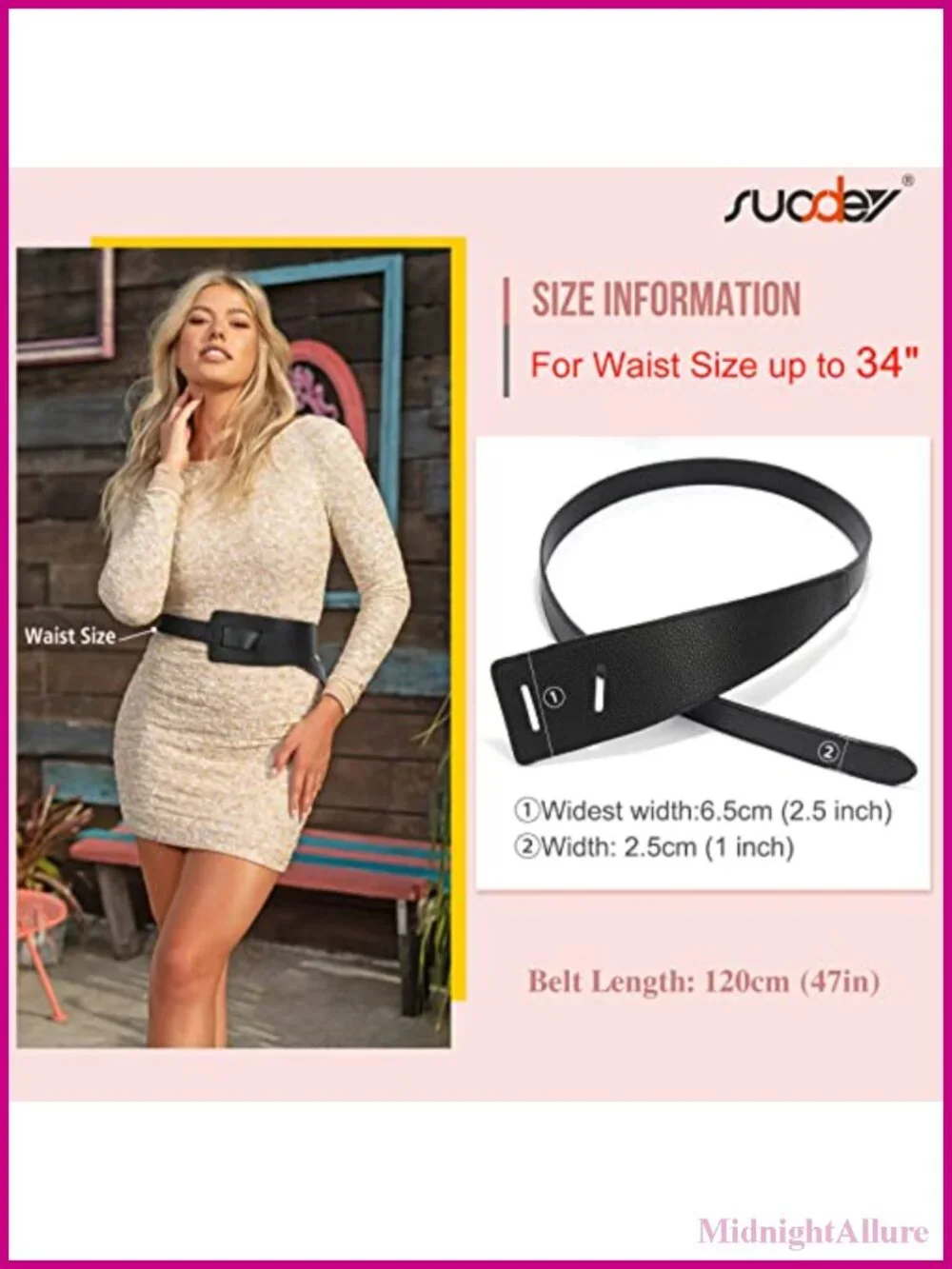 Genuine Leather Tie Knot Waist Belt for Dress Jumpsuit Coat
